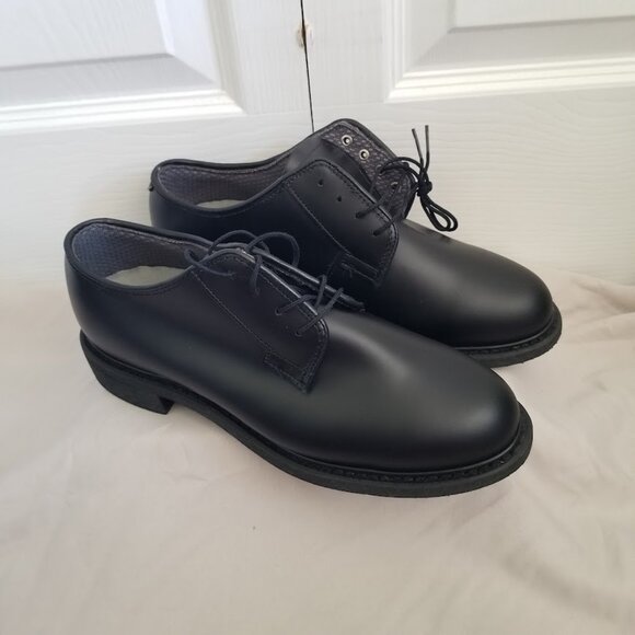 Bates Women\'s Shoes 8.5 Black Genuine Leather Military Formal Dress New -  tristatestorageunits.com